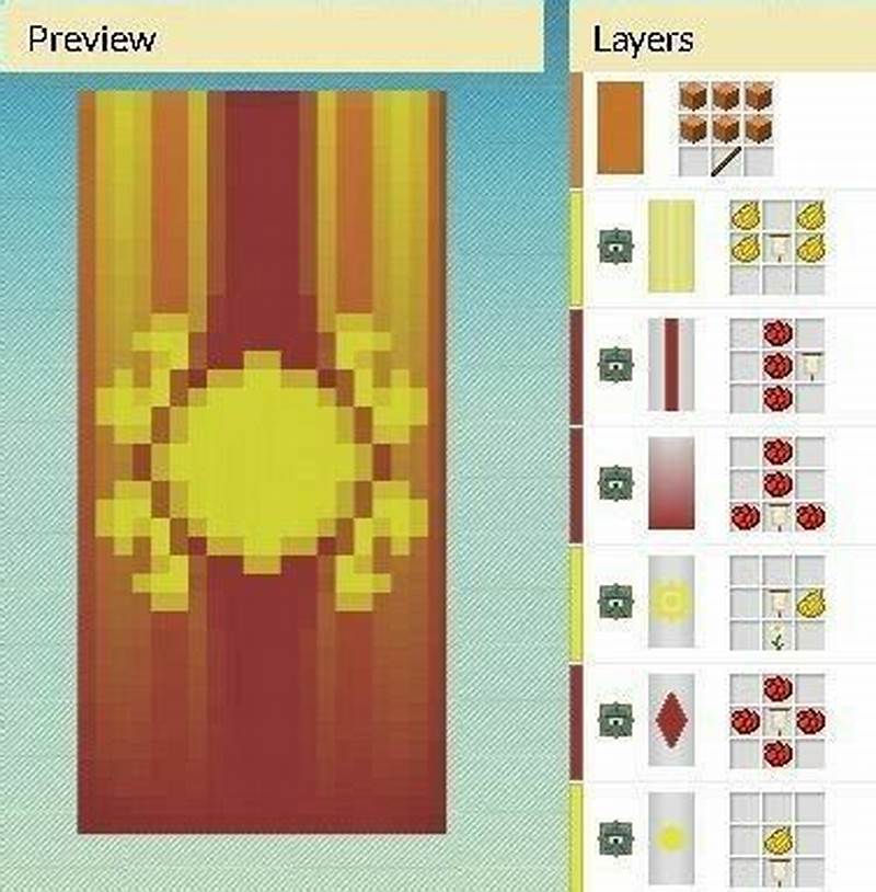 How To Get Sun Banner Pattern