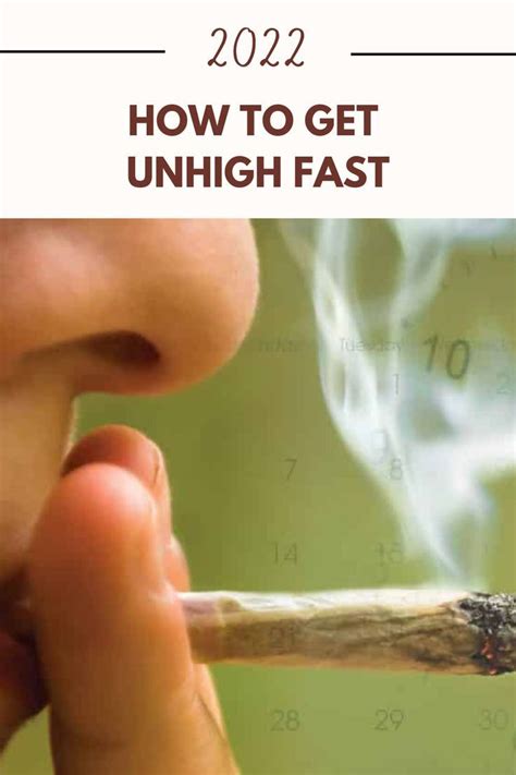 How To Get Unhigh Fast Reddit