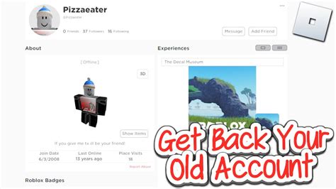 How To Get Your Forgotten Roblox Account Back! - YouTube
