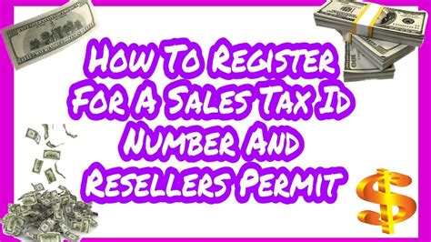 How To Get Your Resale Tax Id