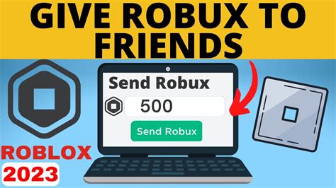 How To Give A Friend Robux