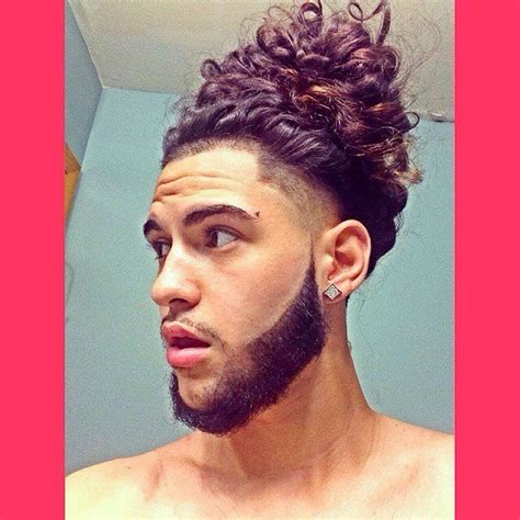 How To Grow A Man Bun With Curly Hair
