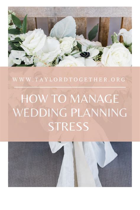 How To Handle Stress From Wedding Planning