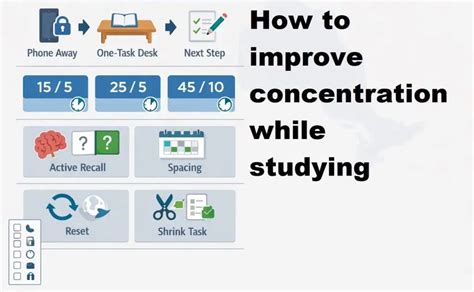 How To Improve Concentration While Studying