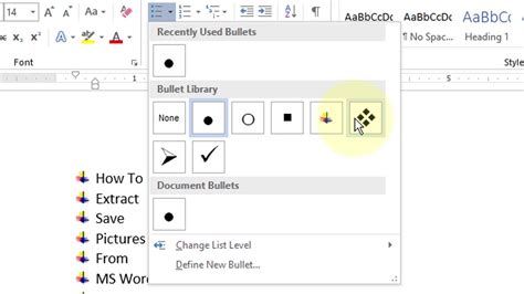 How To Insert A Bullet In Open Office