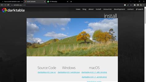 How To Install Darktable