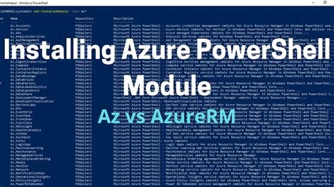 How To Install The Az.Accounts PowerShell Module