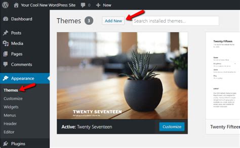 How To Install a WordPress Theme