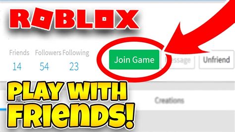 How To Join A Friends Game In Roblox