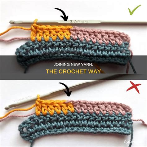 How To Join A New Colour In Crochet