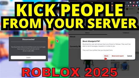 How To Kick People In Roblox
