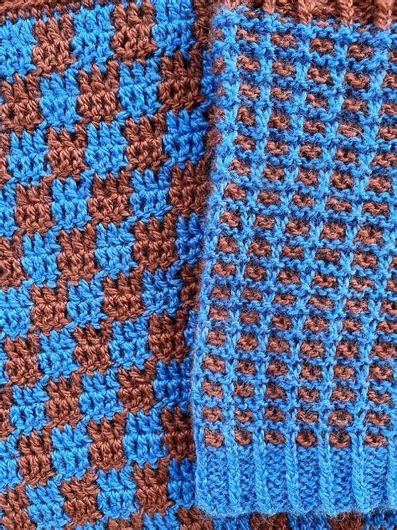 How To Knit A Checkered Pattern