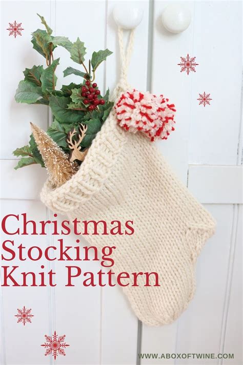 How To Knit A Christmas Stocking For Beginners