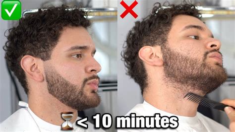 How To Line Up Beard At Home