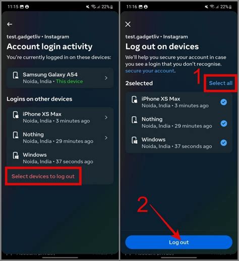 How To Log Out Of All Devices On Instagram