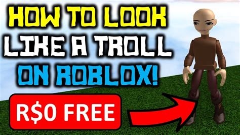 How To Look Like A TROLL! On ROBLOX! - YouTube
