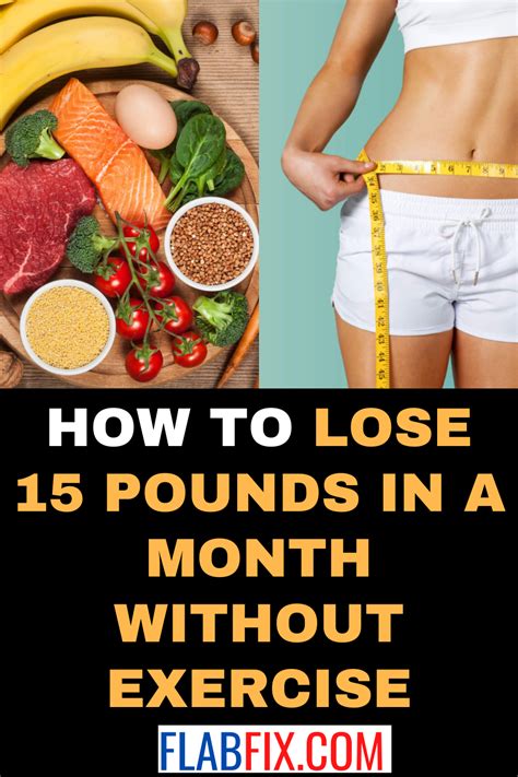 Fast and Effective: Simple Steps to Lose 15 Pounds in One Month