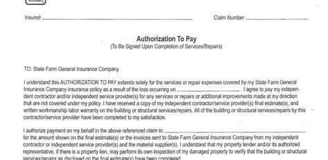 How To Mail Authorization Form To State Farm