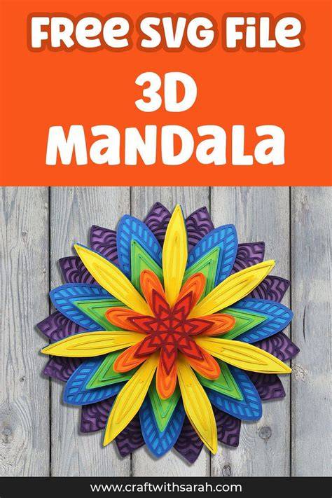 Unleash Your Creative Potential with Mesmerizing 3D Mandala SVG Techniques!