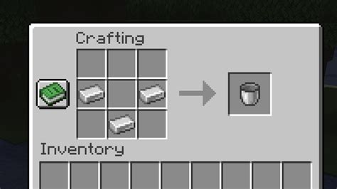 How To Make A Bucket In Minecraft