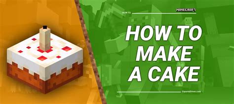 How To Make A Cake In Minecraft