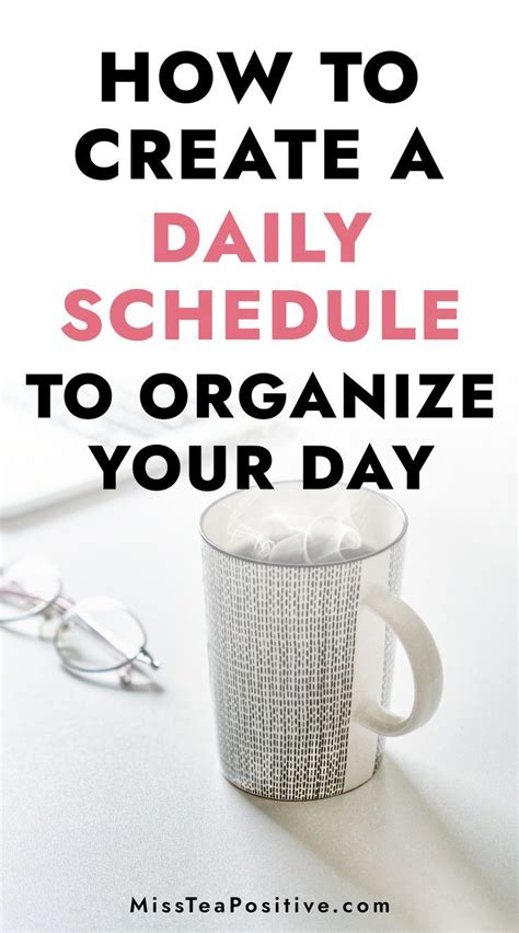 How to Make a Daily Schedule for Yourself Mom. Wife. Busy Life.