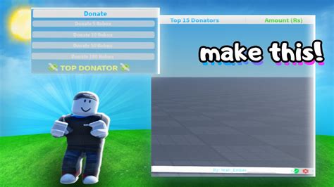 How To Make A Donation Board On Roblox 2022 *DOESNT WORK 