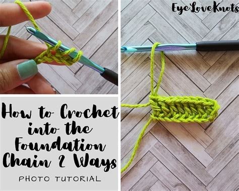 How To Make A Foundation Chain Crochet