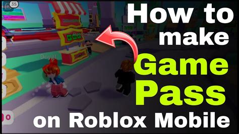 How To Make A Gamepass On Roblox Mobile