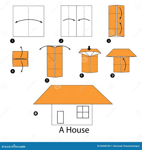 How To Make A House Out Of Paper Step By Step