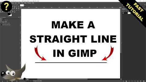How To Make A Line In Gimp