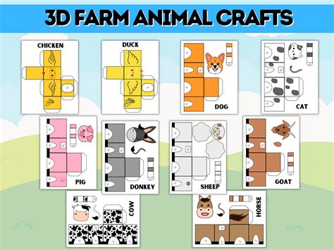 How To Make A Paper Farm Animals