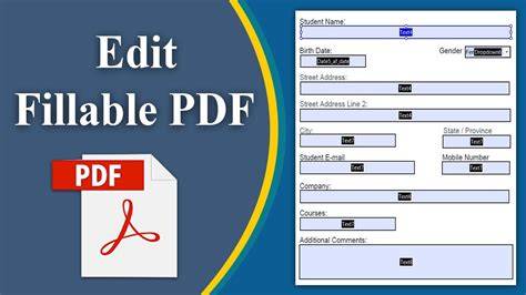 How To Make A Pdf Form Editable In Adobe