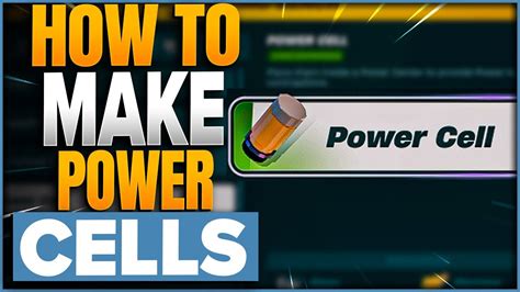 How To Make A Power Cell In Lego Fortnite