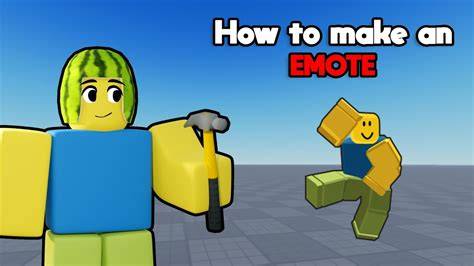 How To Make A Roblox Emote