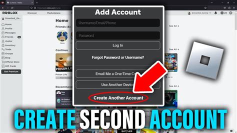 How To Make A Second Roblox Account