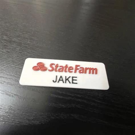 How To Make A State Farm Name Tag