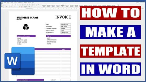 How To Make A Template For Word