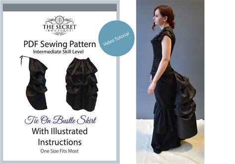 Learn How To Create a Charming Tie-On Bustle with These Simple Steps