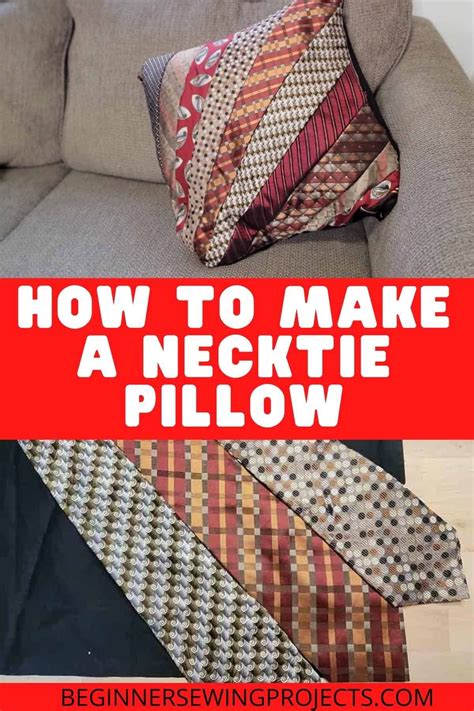 Step-by-Step Guide: DIY Tie Pillow - How To Make A Unique and Stylish Decorative Piece
