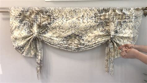 Step-by-Step Guide on How to Make a Stunning Tie-Up Valance at Home