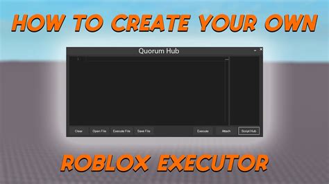 How To Make An Roblox Executor