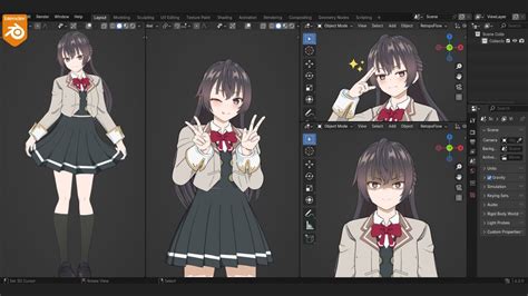 How To Make Anime Girl In Blender