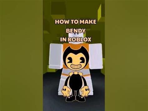 How To Make Bendy In Roblox - YouTube