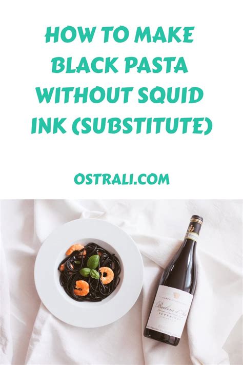 How To Make Black Pasta Without Squid Ink (Substitute)