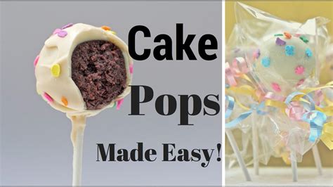 How To Make Cake Pops Tutorial
