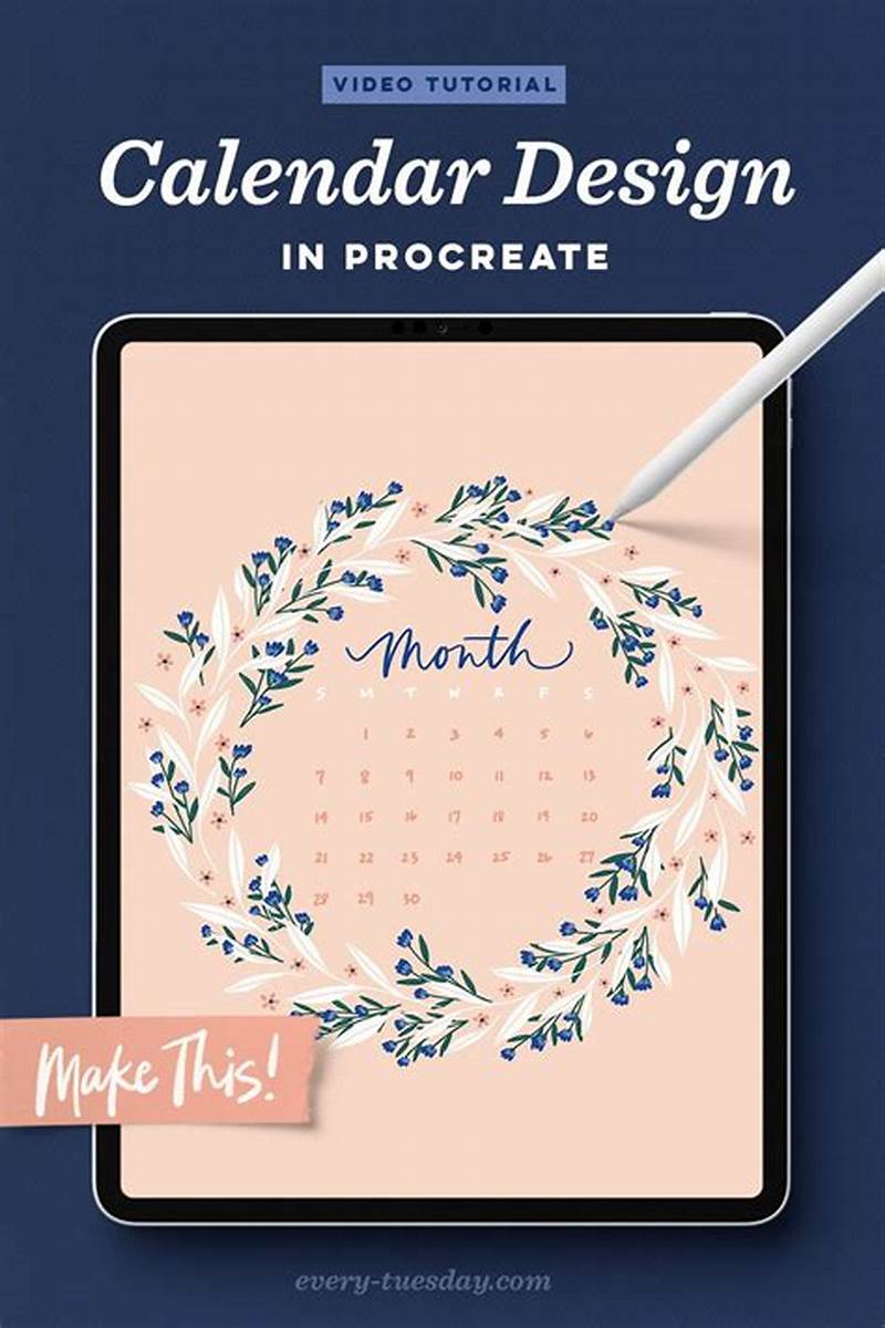 How To Make Calendar In Procreate