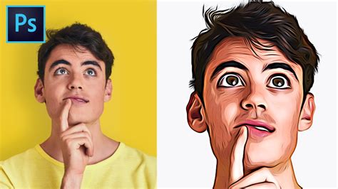 How To Make Cartoon Portrait In Photoshop