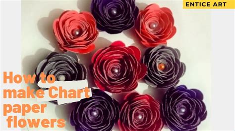 How To Make Chart Paper Flowers