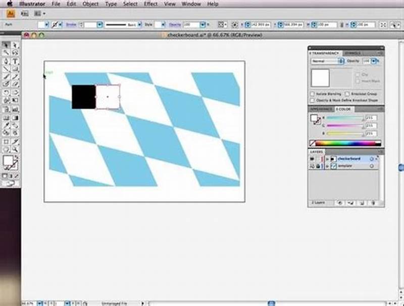 How To Make Check Pattern In Illustrator